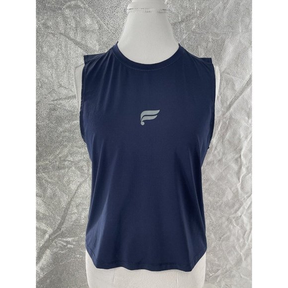 FABLETICS $40 Phoenix‎ Breathe Muscle Athletic Tank Top Navy Blue Size Medium - Picture 5 of 10